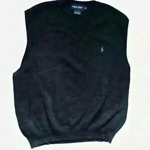 Polo Golf Sz XL 100% Cotton Sweate Vest Classic Preppy Activewear